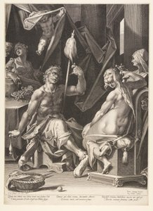 Herkules és Omphale alkotó: Aegidius Sadeler II