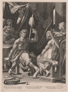 Herkules és Omphale alkotó: Aegidius Sadeler II