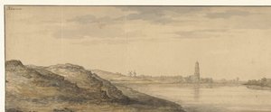 Rhenen látképe alkotó: Aelbert Cuyp