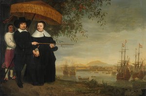 A Dutch East India Company (VOC) kereskedője. 1640-60 körül
