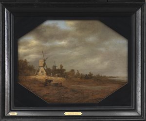 Táj szélmalmok alkotó: Aelbert Cuyp