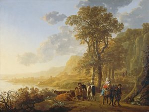 Menekülés Egyiptomba alkotó: Aelbert Cuyp