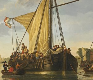 A Maas Dordrechtben alkotó: Aelbert Cuyp