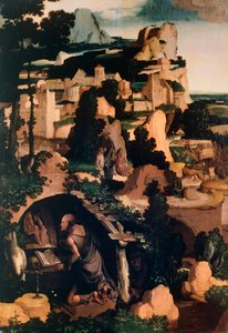 Szent Jeromos bűnbánó, másolat, Albert Bouts (1452-1549 körül)