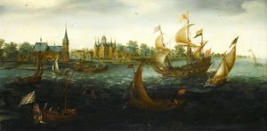 Kiszállítják IJsselmonde-ból alkotó: Aert Anthonisz