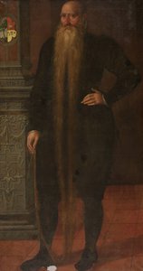 Hosszúszakállú Pieter arcképe, az edami árvakamara tanácstagja alkotó: Aert Pietersz. (attributed to)