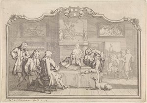 Szent Lukács céhe Dordrechtben, 1736