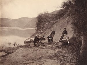 [csoportos portré a fang blaze kolostor közelében, F U kulcs], 1869.
