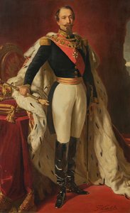 Franz Xaver Winterhalter (után) III. Napóleon koronázási palástban