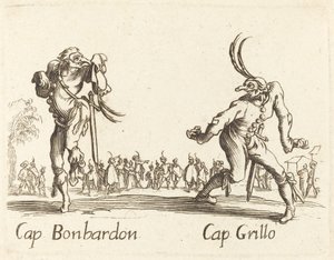 Pasas. Bonbardon és Cap. Krikett alkotó: After Jacques Callot