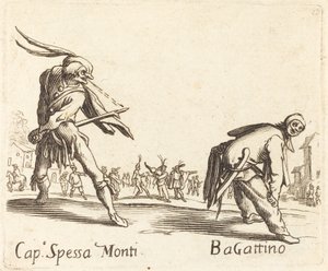 Cap. Spessa Monti és Bagattino alkotó: After Jacques Callot