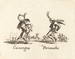 Cucorongna és Pernoualla alkotó: After Jacques Callot