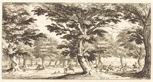 Tájkép alkotó: After Jacques Callot
