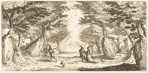 Tájkép alkotó: After Jacques Callot