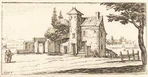 Tájkép alkotó: After Jacques Callot