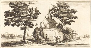 Tájkép alkotó: After Jacques Callot