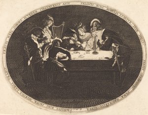 A kártyajátékosok alkotó: After Jacques Callot