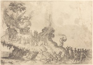 A Parnasszus-hegy úszója alkotó: After Jacques Callot