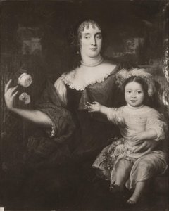 Maria van Berckel (1631-1796) és lánya kettős portréja alkotó: After Jan de Baen