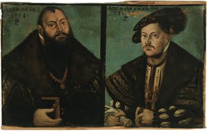 I. Johann Friedrich, a nagylelkű, szászországi választófejedelem és Johann Ernst, szászországi választófejedelem