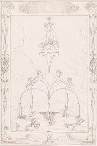 Reggel, a Napok idői című sorozatból, 1807. alkotó: After Philipp Otto Runge