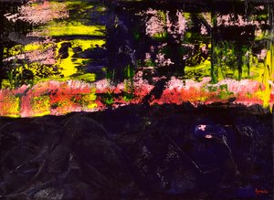 Flow 2, 2018 (olaj, vászon)