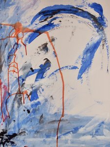 Cím nélkül, 2016 (tinta és akril papíron)