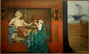 A haldokló vőlegény alkotó: Agnes Slott-Möller