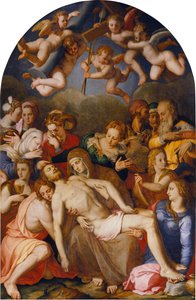 Krisztus letétele alkotó: Agnolo Bronzino