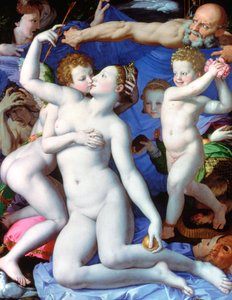 Egy allegória Vénusszal és Ámorral, c1523-1568