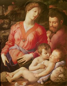 A Panciatichi Szent Család, c. 1540 (olaj, fa) alkotó: Agnolo Bronzino