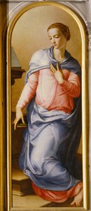Az Angyali üdvözlet szűzje alkotó: Agnolo Bronzino