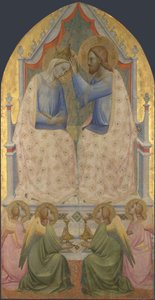 Szűzanya koronázása, 1380-as évek alkotó: Agnolo Gaddi