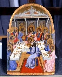 Az utolsó vacsora, 1390 körül (tempera nyárfán)