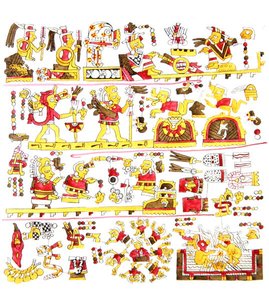 Illusztráció Edward King (1795-1837) Lord Kingsborough "Antiquities of Mexico" című könyvéből, 1831-48 (színes litó)