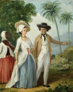 Egy ültető és felesége, egy szolga kíséretében, 1780 körül (olaj, vászon)