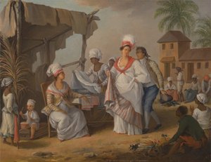 Piacnap, Roseau, Dominika, 1780 körül.