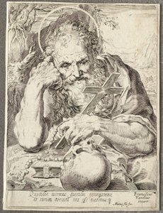 Szent Jeromos alkotó: Agostino Carracci