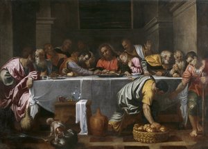 Az utolsó vacsora alkotó: Agostino Carracci