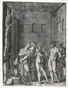 Oresztest és Pyladészt áldozatra vitték Iphigeniába, 15141536.