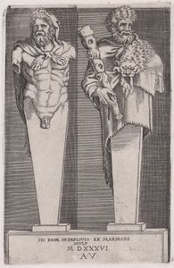 Herkules a Hermae-ból, 1536-ban. alkotó: Agostino Veneziano