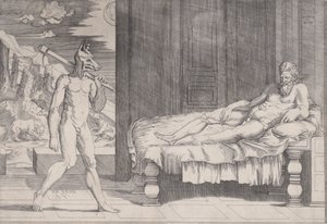 Lycaon Farkassá változott, 1524-ben.