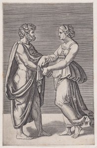 Férfi és nő kézenfogva, 1516-17.