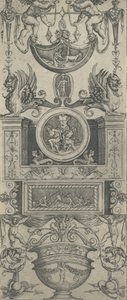 Dísztábla, 1521-ből. alkotó: Agostino Veneziano.