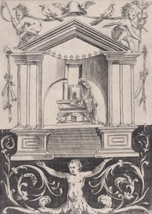 Dísztábla, kb. 1514-36. alkotó: Agostino Veneziano