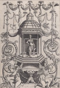 Dísztábla, kb. 1514-36. alkotó: Agostino Veneziano