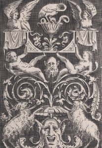 Dísztábla, kb. 1514-36. alkotó: Agostino Veneziano