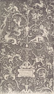 Dísztábla, kb. 1514-36. alkotó: Agostino Veneziano