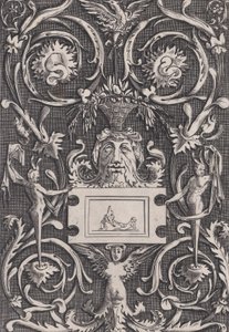 Dísztábla, kb. 1514-36. alkotó: Agostino Veneziano