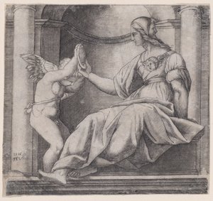Prudence, 1516-ban. alkotó: Agostino Veneziano